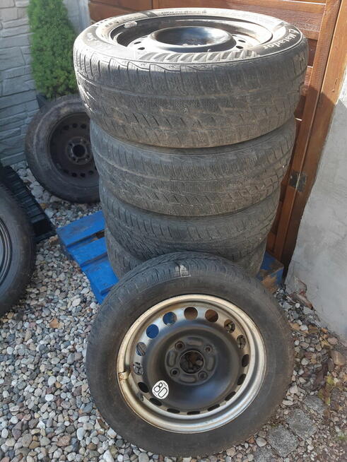 Koła Felgi stalowe + opony 205/60R16 185/65R15 Komplety Poje