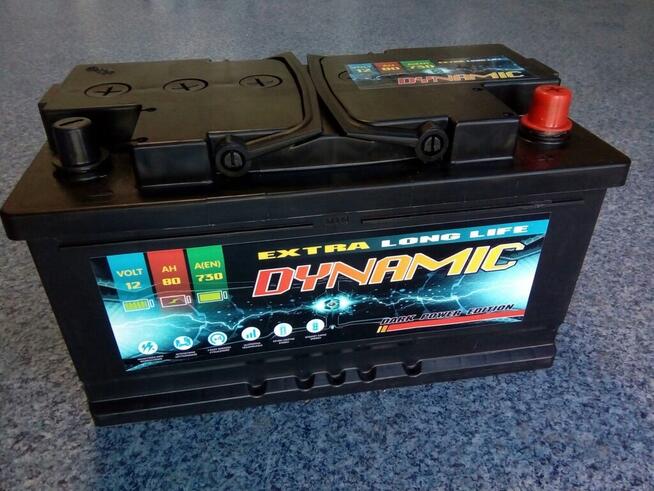 Akumulator DYNAMIC 12V 80Ah 730A Kielce