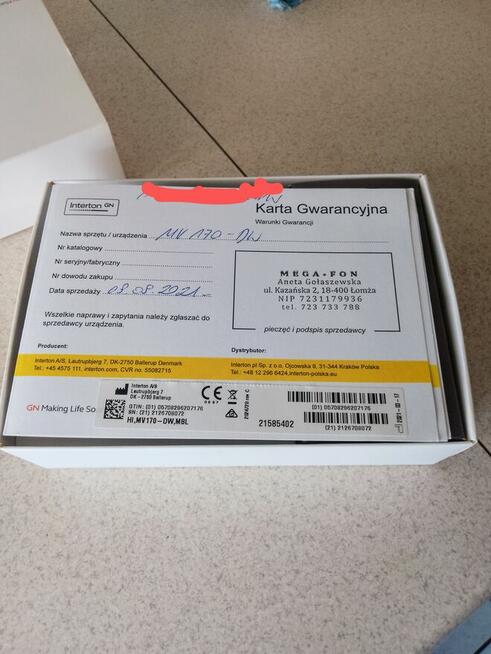 Sprzedam aparaty słuchowe na gwarcji