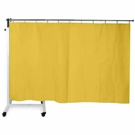 Parawan medyczny teleskopowy 70-200 cm na podstawie z kółkami