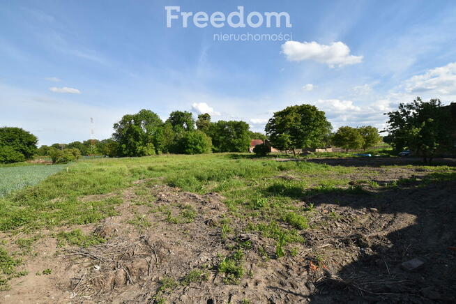 Tania duża działka budowlana 1383 m2 gm. Wilków
