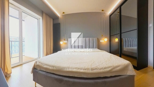 Apartament z widokiem na rzekę w Dziwnowie, balkon