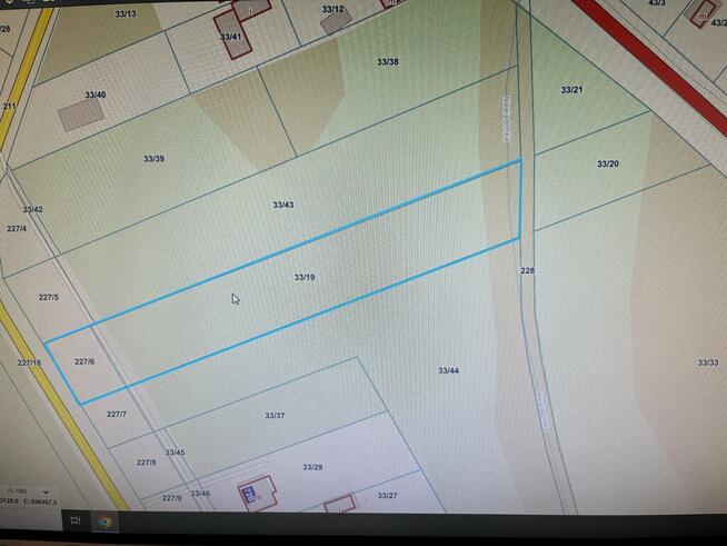 Działka budowlana w Wysokim Kole gm. Gniewoszów.