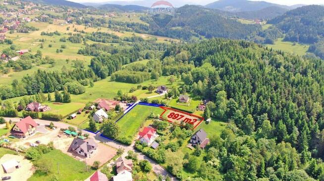 Widokowa działka budowlana w Beskidzie Żywieckim