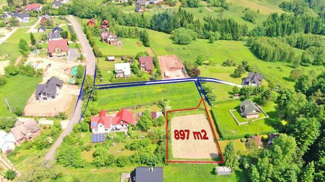 Widokowa działka budowlana w Beskidzie Żywieckim