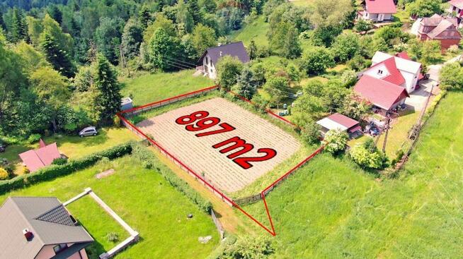 Widokowa działka budowlana w Beskidzie Żywieckim