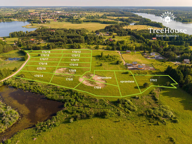 Pasym – działki budowlane nad jeziorem Kalwa