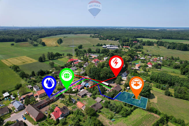 Działka budowlana z MPZP Karnieszewice!