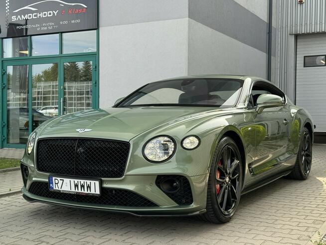 Bentley Continental GT Alpine Green. Gwarancja do 07.2027. Pakiet dokładek karbonowych.