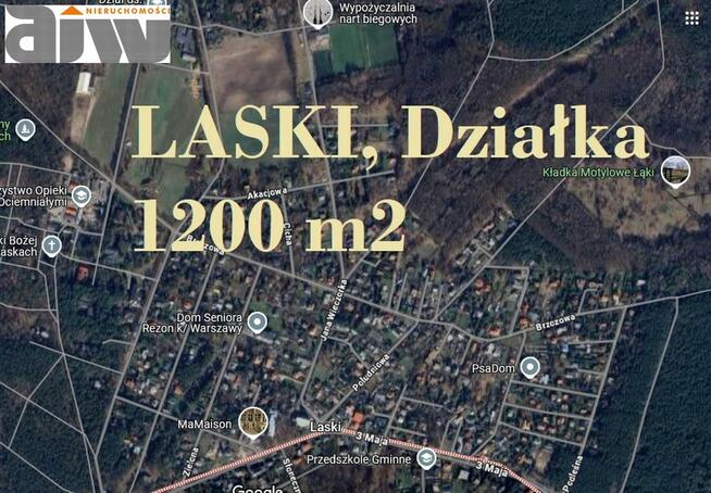 Działka budowlana Laski gm. Izabelin, gm. Izabelin