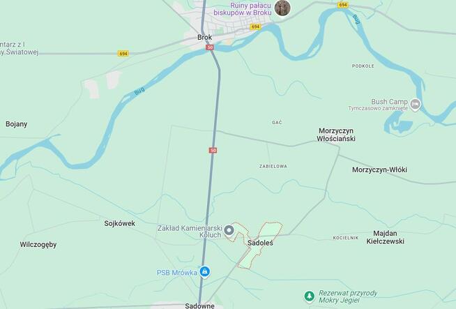 Sprzedam działkę budowlaną 2002 m² – Sadoleś, gm. Sadowne