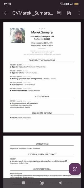 Szukam pracy jako operator, Magazynier