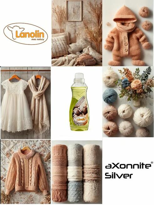 Płyn do prania wełny merino z lanoliną i nanosrebrem 500ml