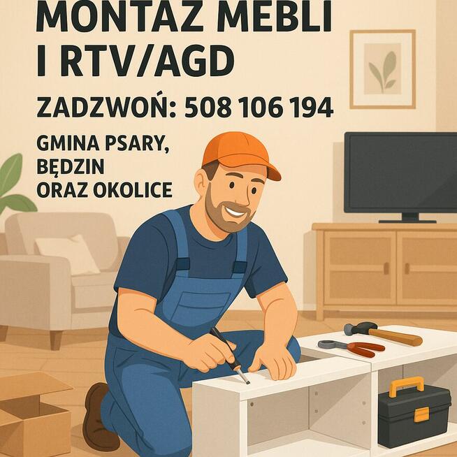 MONTAŻ MEBLI | PODŁĄCZANIE RTV/AGD | DROBNY SERWIS DOMOWY