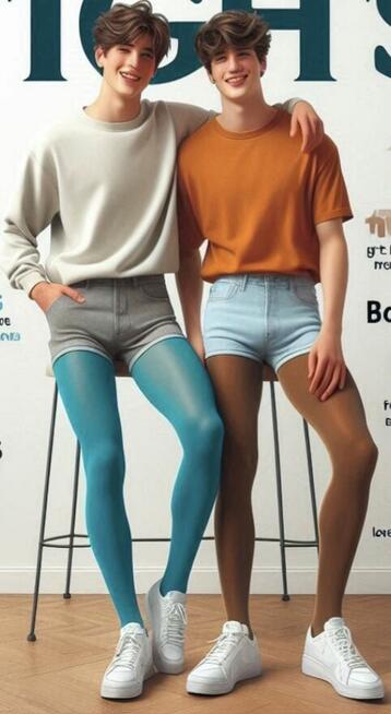 Poznam młodego lubiącego rajstopy