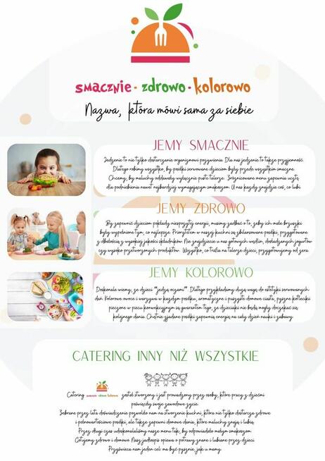 Catering dla przedszkoli, żłobków i szkół