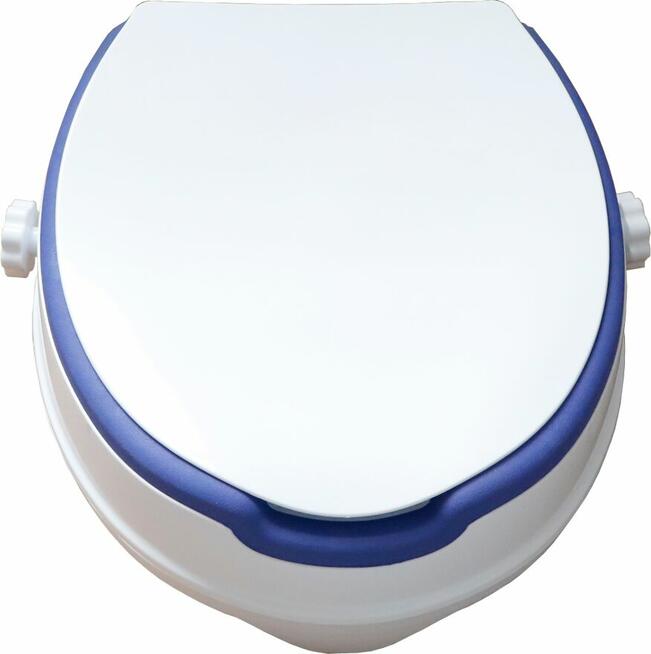 Nakładka podwyższająca toaletę z miękkim siedziskiem