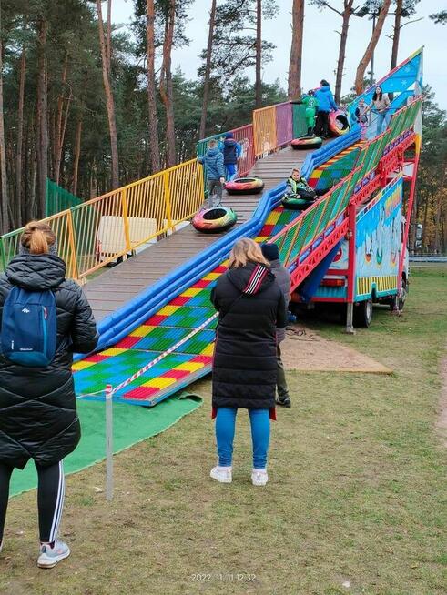 Snow tubing, zjeżdżalnia pontonowa,