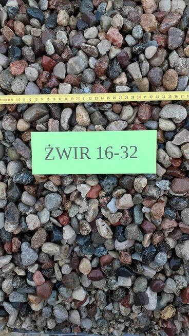 Kamien Płukany 8-16 lub 16-32 żwir czarnoziem humus piasek
