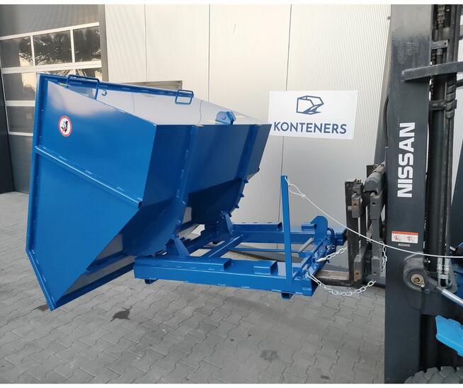 Kontener koleba do wózka widłowego 1,5m3 złom, drewno