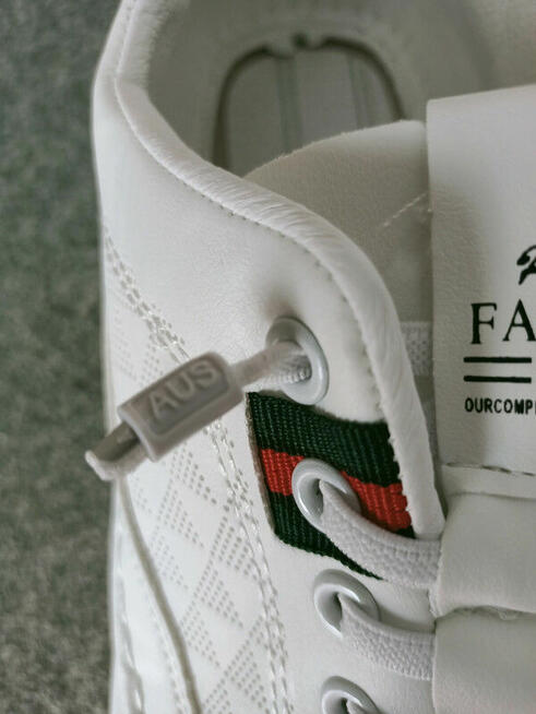 Nowe męskie skórzane buty Roz.43,5 wkładka 27cm