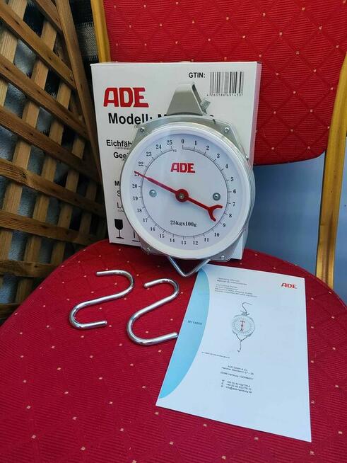 Waga Mechaniczna Zegarowa na haczyk hak wisząca metalowa