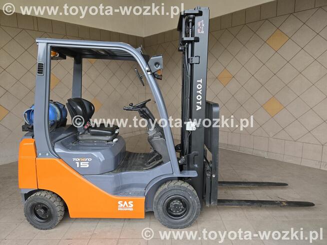 Wózek widłowy TOYOTA 8FGF15 jak nowy, 8FG15 widlak Linde