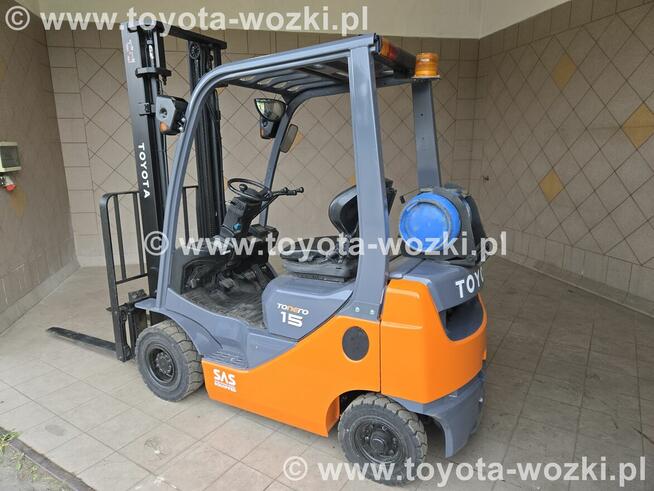 Wózek widłowy TOYOTA 8FGF15 jak nowy, 8FG15 widlak Linde