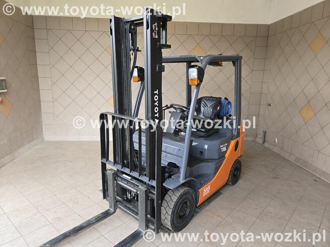 Wózek widłowy TOYOTA 8FGF15 jak nowy, 8FG15 widlak Linde