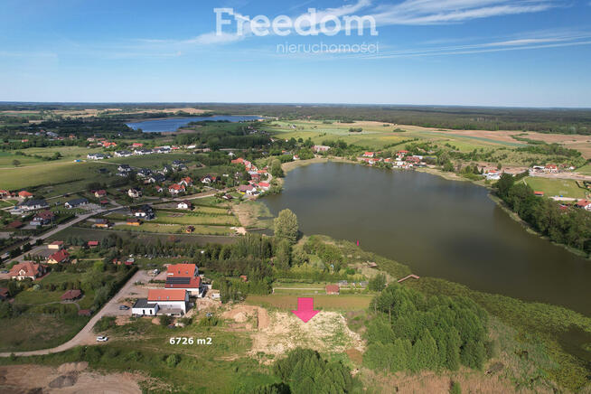 Działka o pow. 6726 m2 w Oraczach.