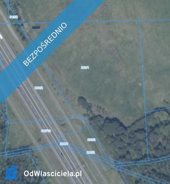 Dzialka inwestycyjna przy S-3. 3 km od '' Węzeł Myślibórz.