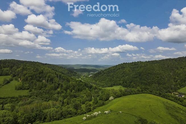 Działka na stoku, Mchawa, Bieszczady