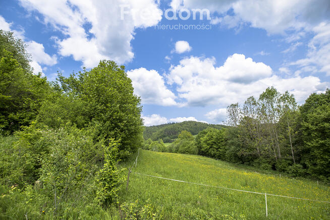 Działka na stoku, Mchawa, Bieszczady
