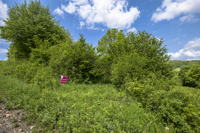 Działka na stoku, Mchawa, Bieszczady