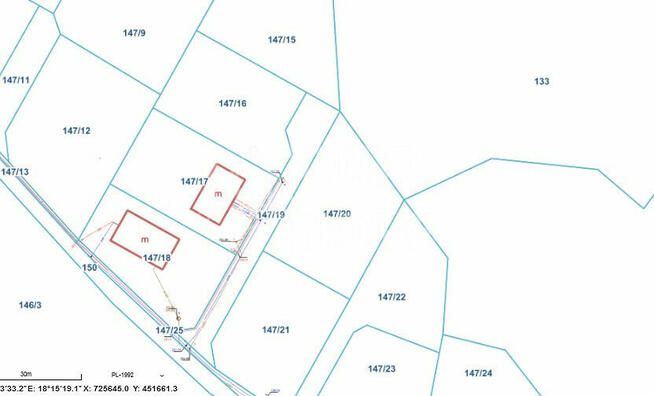 Działka inwestycyjna Załęże gm. Przodkowo, Widokowa