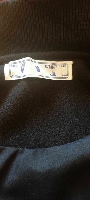 Kurtka Bejsbolówka Wiosenno/Jesienna Off-White Roz.L