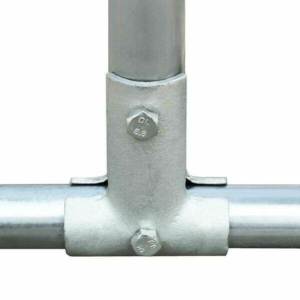 Klatka zewnętrzna dla kurcząt, stal galwanizowana vidaXL