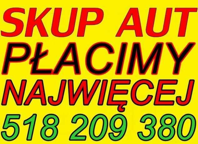 SKUP AUT NR 1 KRAKÓW PŁACIMY NAJWIĘCEJ TEL: 518-209-380