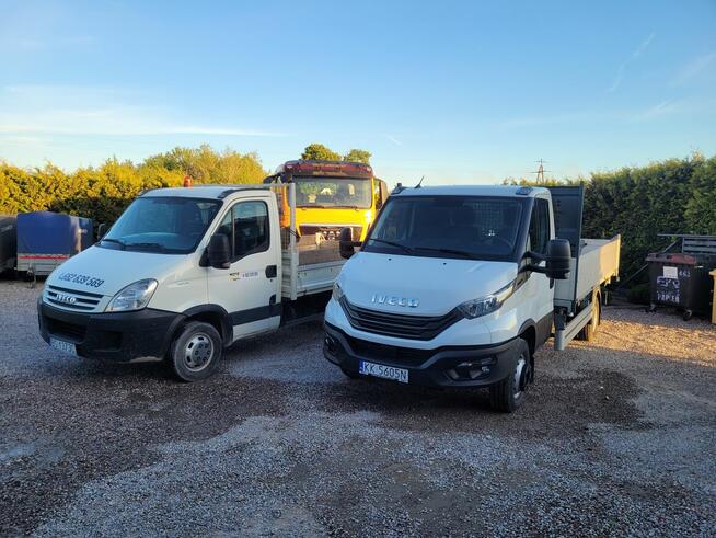 Transport małą wywrotką. Piach, ziemia, węgla. kruszywo, beton