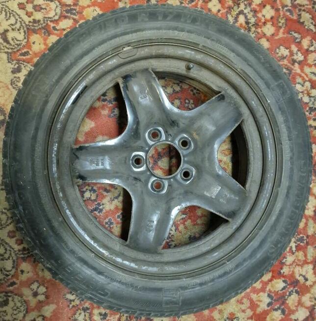 R17 4szt. felg pięcioramiennych + opony letnie i zimowe