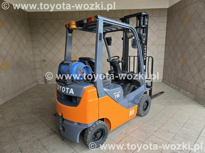 Wózek widłowy TOYOTA 8FGF15 jak nowy, 8FG15 widlak Linde