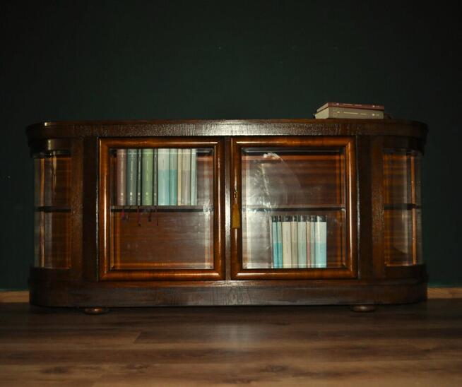 stara witryna biblioteka komoda antyk