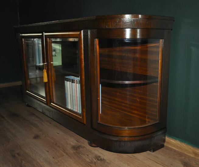 stara witryna biblioteka komoda antyk