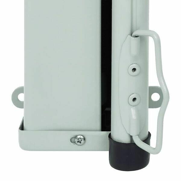 Zwijana markiza boczna na taras, 220x500 cm, szara vidaXL