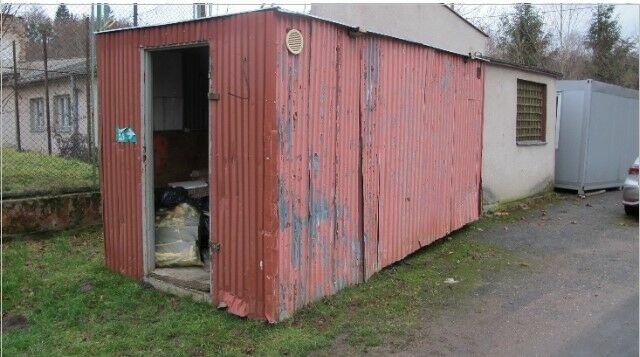 Kontener magazynowy czerw. 220 x 500 x h=240 cm