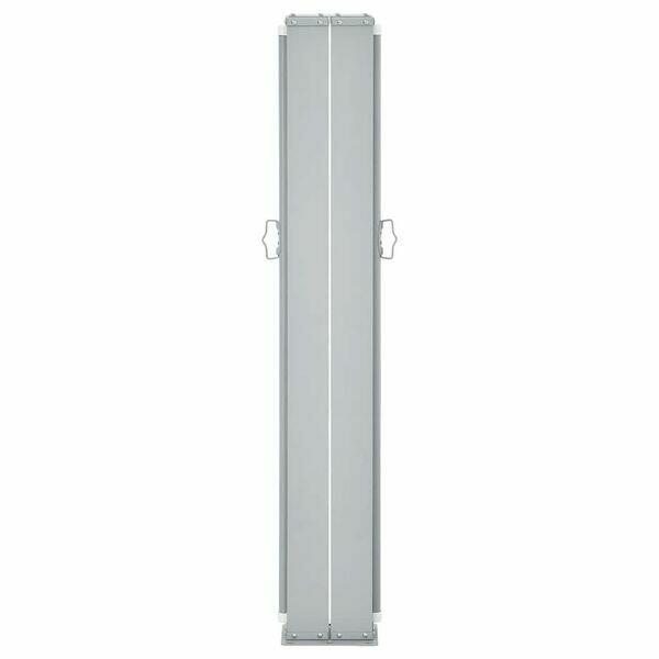 Zwijana markiza boczna, antracytowa, 140 x 600 cm vidaXL