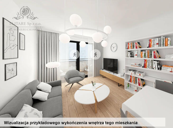 Dwustronne! Mieszkanie 3pok, 55,86m2 z balkonem 3,89 Krzyki, Partynice Wrocław