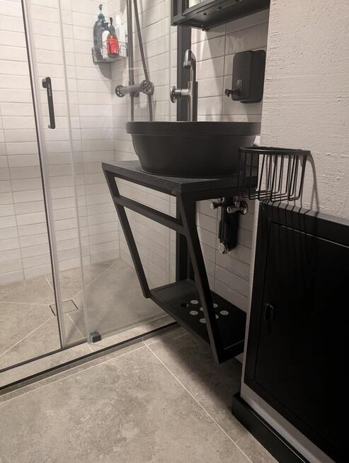 Stelaż konsola łazienkowa pod umywalkę wisząca stojak rama