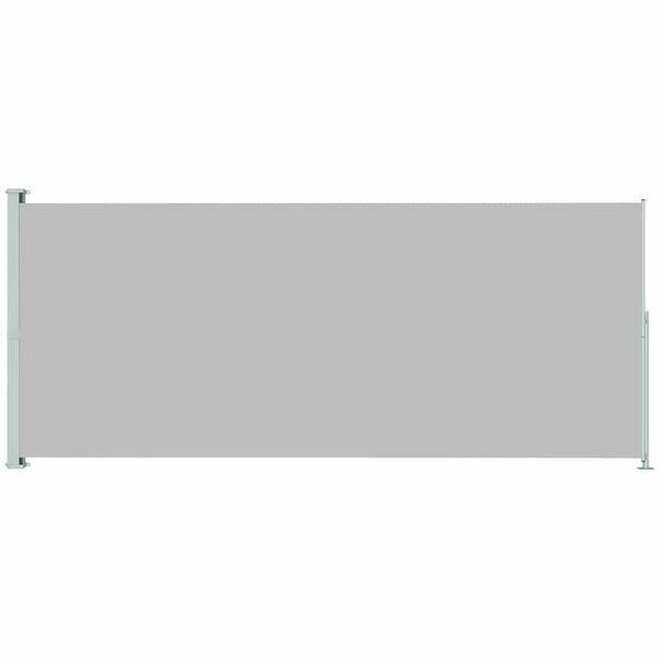 Zwijana markiza boczna na taras, 220x500 cm, szara vidaXL