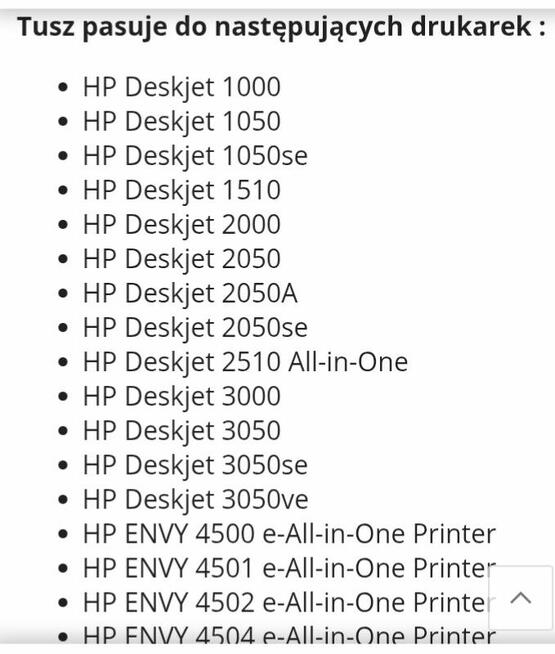 Tusz hp czarny i kolor nowy oryginal